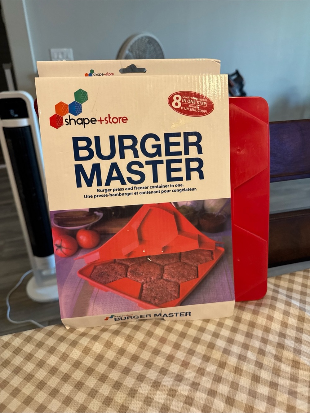 shape+store Burger Master Red Burger Press